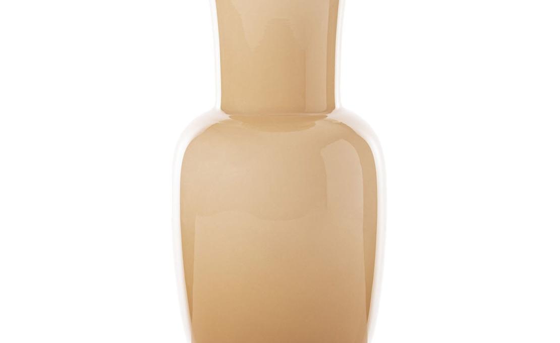 Декоративная Ваза от фабрики Venini модель Opalino Medium Glossy Pear Milk