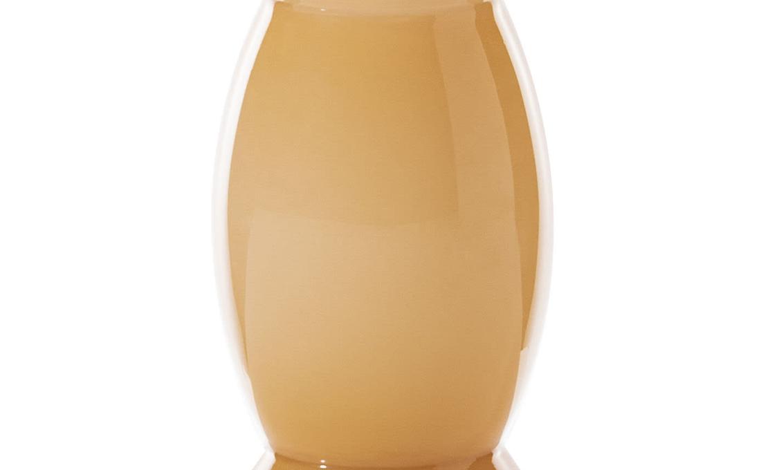 Декоративная Ваза от фабрики Venini модель Sidone Glossy Peach Milk 
