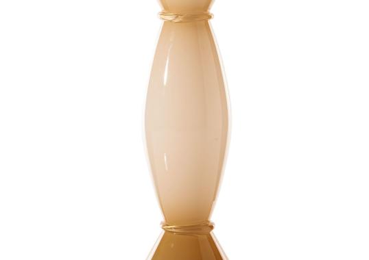 Декоративная ваза Venini Acco Glossy Peach Milk Murano Glass image 1