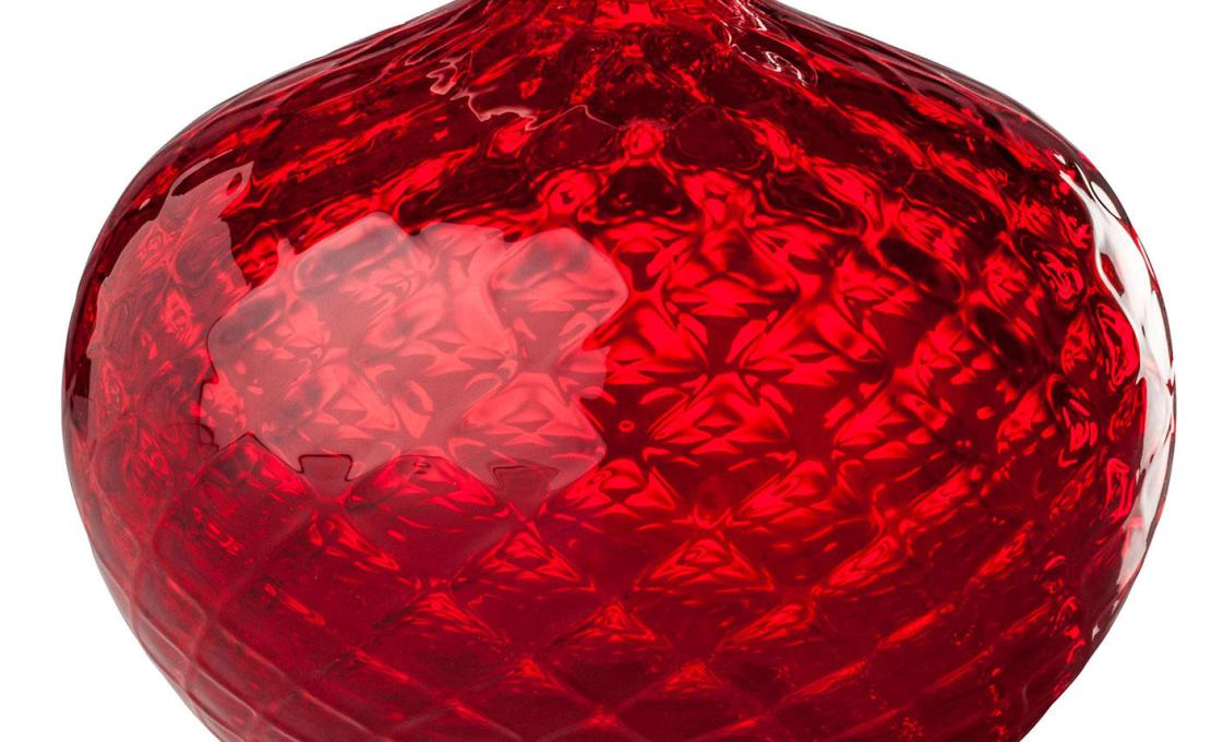 Декоративная Ваза от фабрики Venini модель Balloton Red