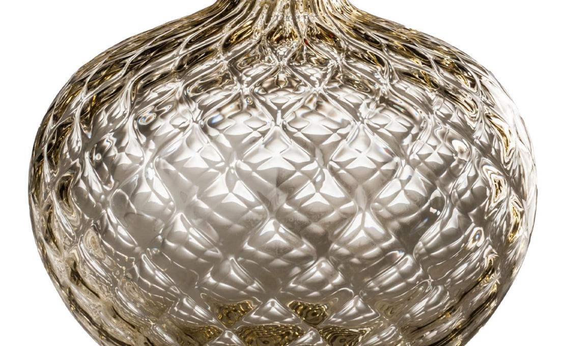 Декоративная Ваза от фабрики Venini модель Balloton Taupe