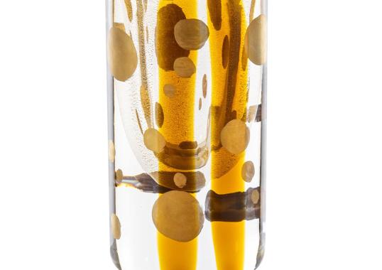 Декоративная ваза Venini Cilindro S Golden Murano Glass image 1