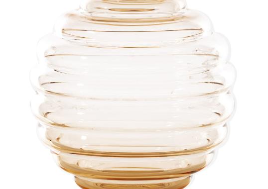 Декоративная ваза Venini Deco Medium Peach Transparent Murano Glass image 1