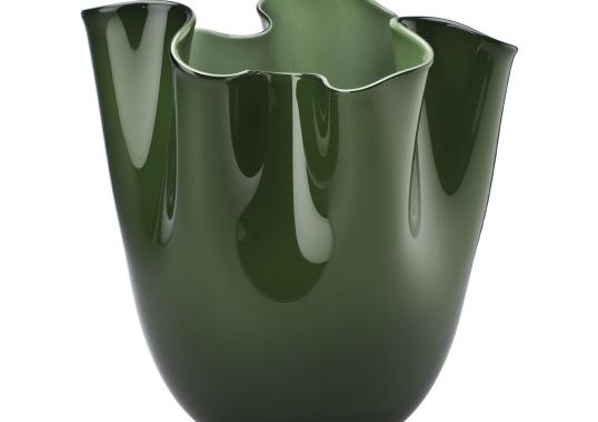Декоративная ваза Venini Fazzoletto Apple Green image 1