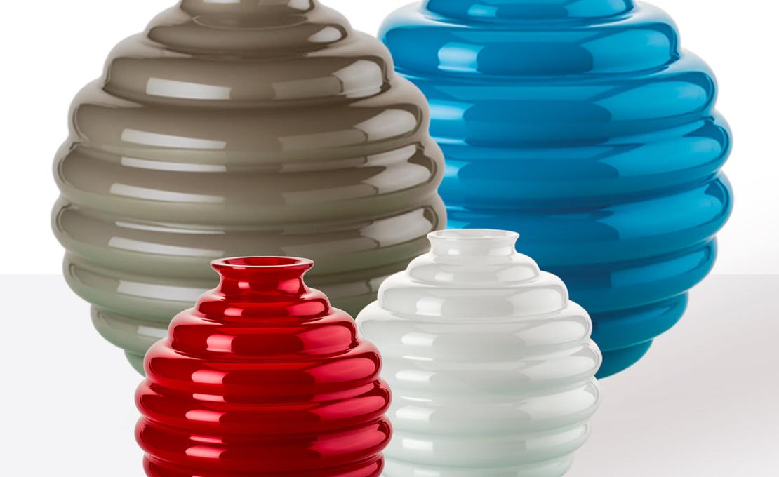 Декоративная Ваза от фабрики Venini модель Deco Red 