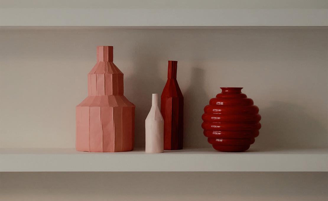 Декоративная Ваза от фабрики Venini модель Deco Red 