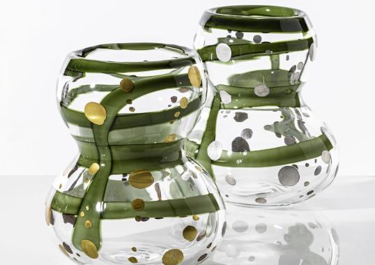 Декоративная Ваза от фабрики Venini модель Gran Bulbo Mini Gold 