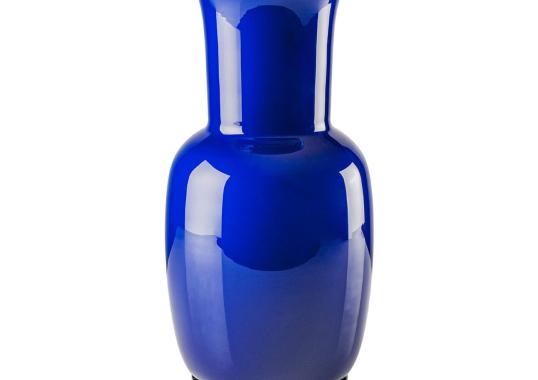 Декоративная ваза Venini Opalino Sapphire Blue image 1