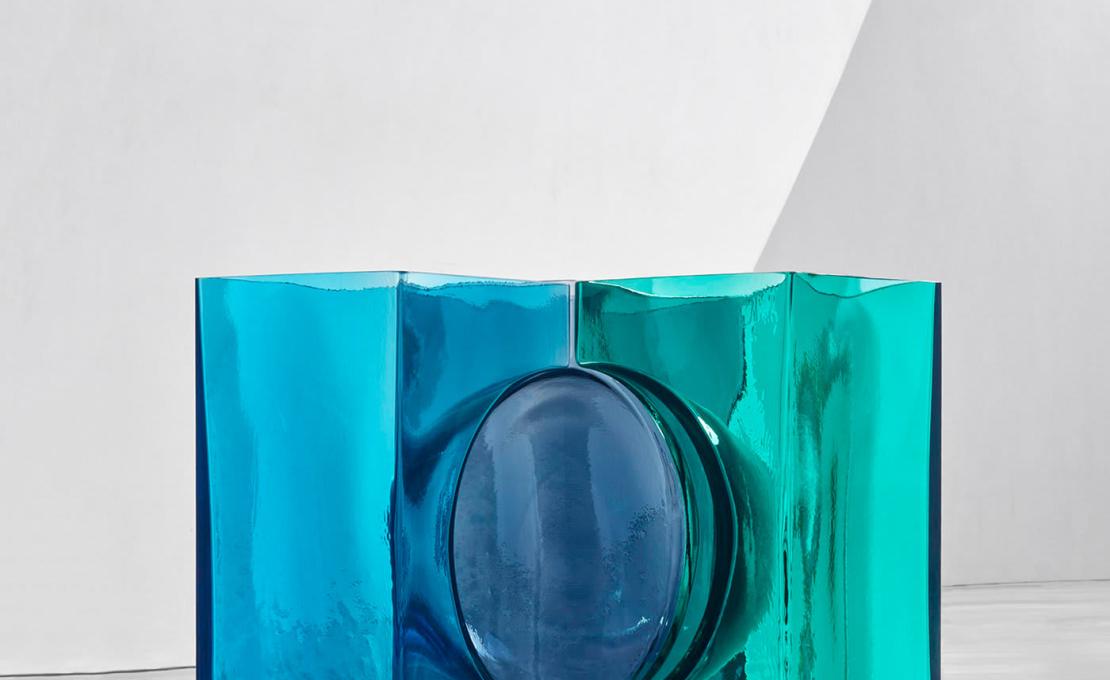 Декоративная Скульптура от фабрики Venini - Ando Cosmos Aqua-Green