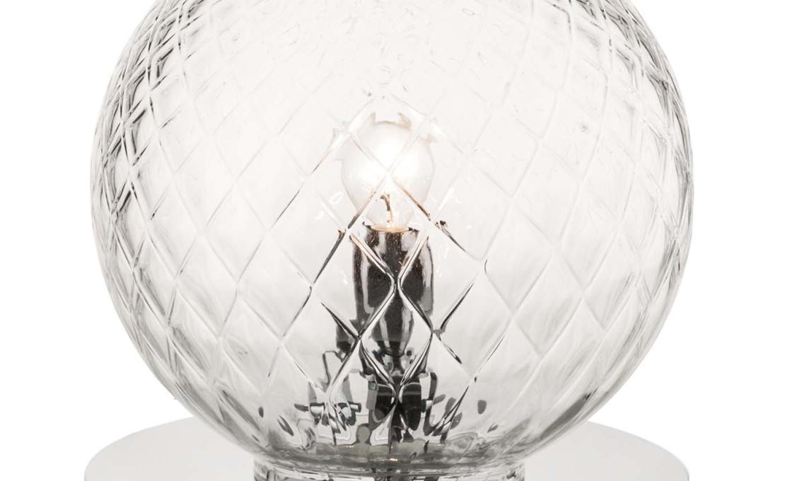 Настольная лампа от фабрики Venini модель Balloton Clear