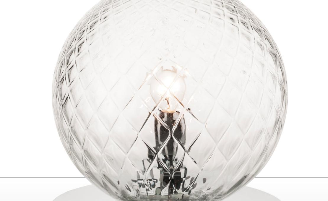 Настольная лампа от фабрики Venini модель Balloton Clear