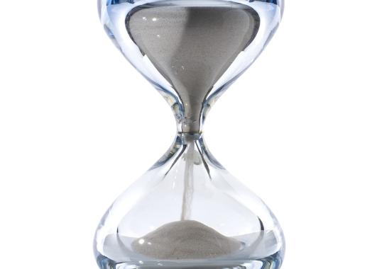 Часы песочные Venini Sommersa Medium Crystal-clear image 1