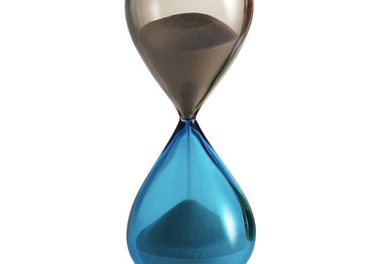 Настольные Принадлежности Venini Clessidre Smoky-Aqua Hourglass image 1
