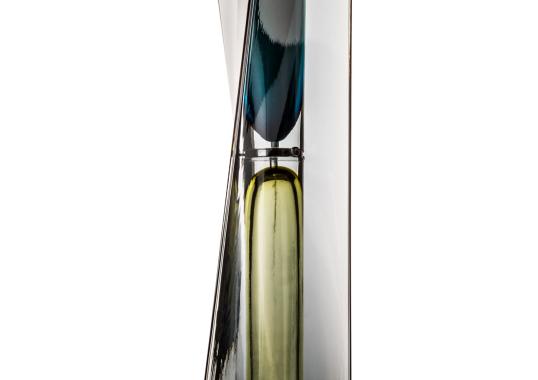 Скульптура от фабрики Venini модель Ando Time Cerulean-BeigeHourglass