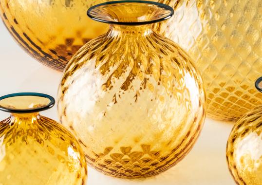 Декоративная Ваза от фабрики Venini модель Monofiore Balloton 