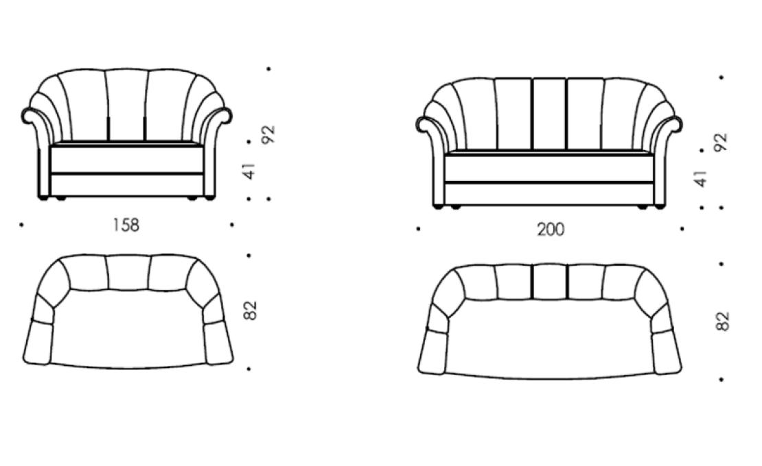 Диван от фабрики Wittmann модель HAUSKOLLER-SOFA