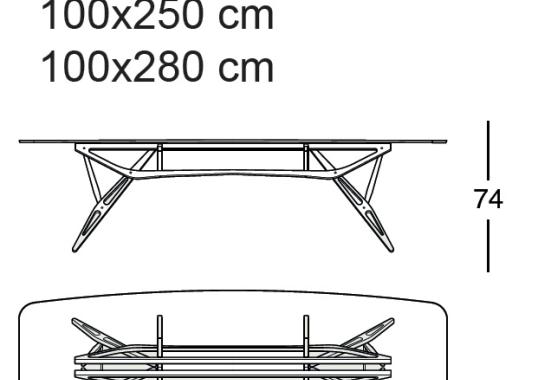 Стол Zanotta 2320 REALE CM image 2