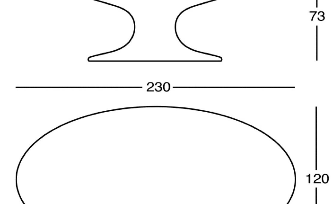 Стол от фабрики Zanotta модель 2574 FENICE