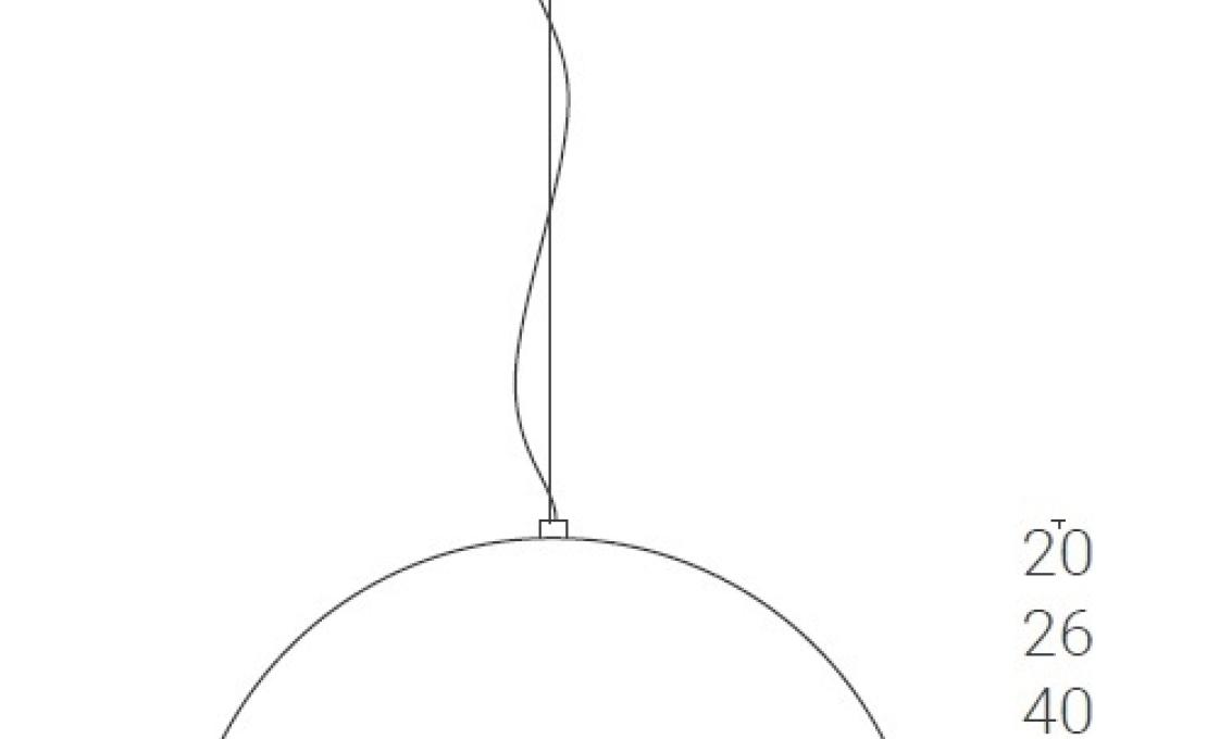 Подвесной светильник от фабрики Zava модель AMEDEO SUSPENSION LAMP