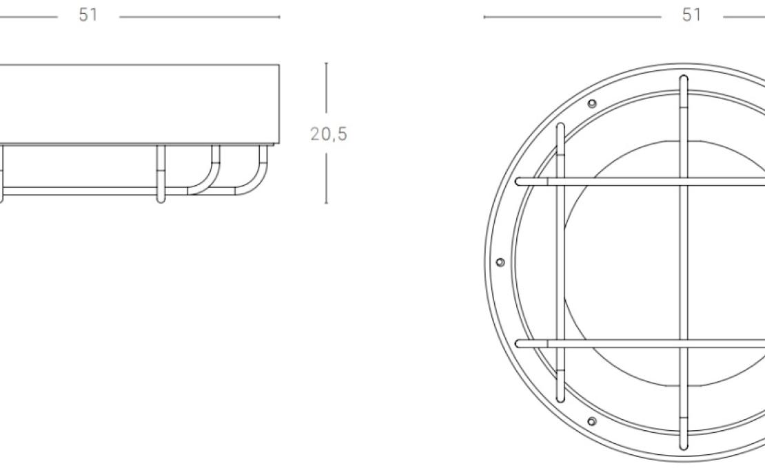 Настенный Светильник от фабрики Zava модель CANTIERE OUTDOOR CEILING LAMP