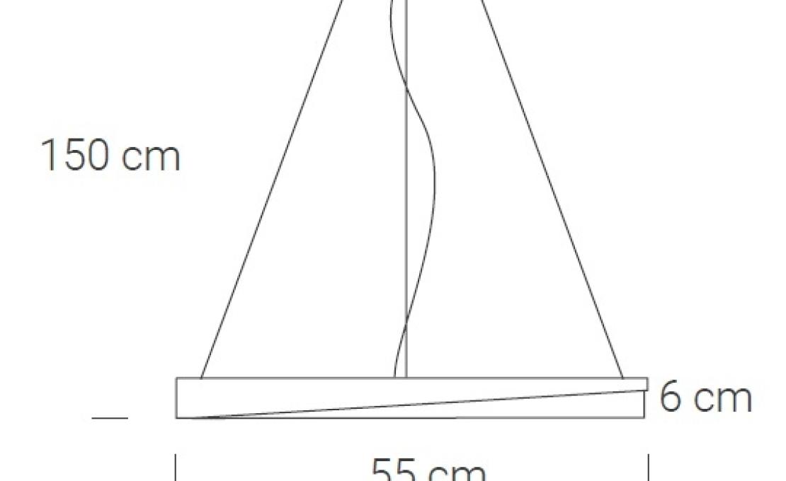 Подвесной светильник от фабрики Zava модель LO SX 55X/
