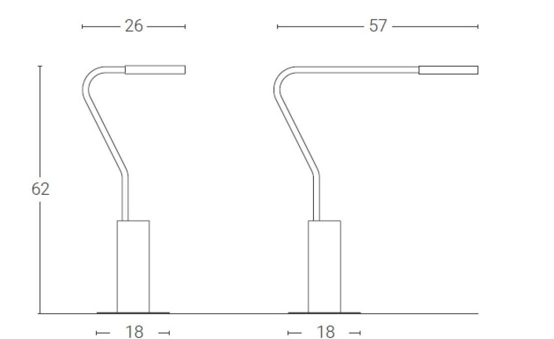 Настольная лампа от фабрики Zava модель META TABLE LAMP