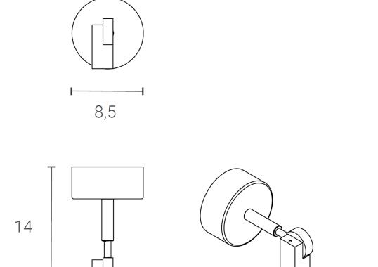 Настенный Светильник от фабрики Zava модель NINO APPLIQUE WALL LAMP