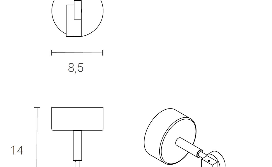 Настенный Светильник от фабрики Zava модель NINO APPLIQUE WALL LAMP