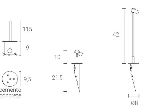Уличное освещение от фабрики Zava модель NINO OUTDOOR FLOOR LAMP
