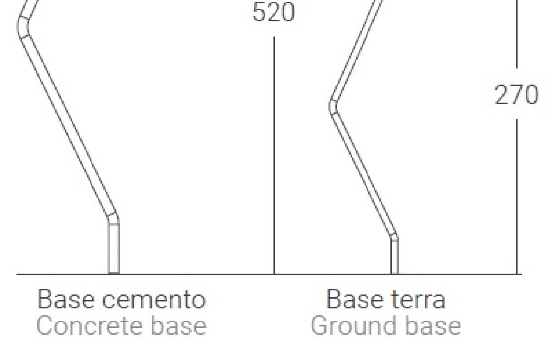 Уличное освещение от фабрики Zava модель PILS FLOOR LAMP