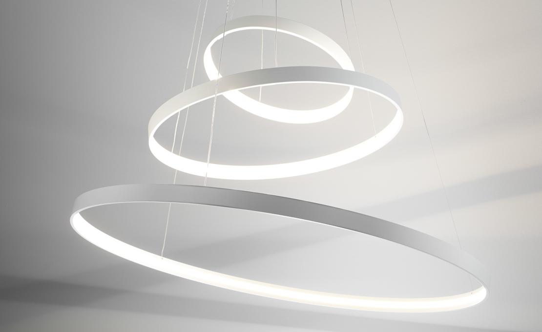 Подвесной светильник от фабрики Zava модель RINGS SUSPENSION LAMP