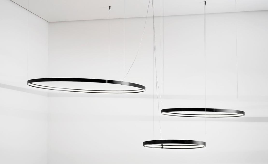 Подвесной светильник от фабрики Zava модель RINGS SUSPENSION LAMP