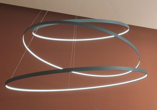 Подвесной светильник от фабрики Zava модель RINGS SUSPENSION LAMP