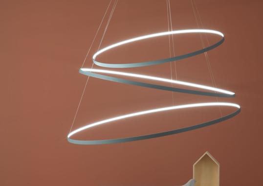 Подвесной светильник от фабрики Zava модель RINGS SUSPENSION LAMP