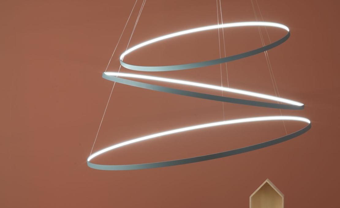 Подвесной светильник от фабрики Zava модель RINGS SUSPENSION LAMP