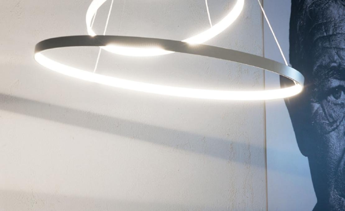 Подвесной светильник от фабрики Zava модель RINGS SUSPENSION LAMP