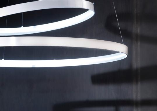 Подвесной светильник от фабрики Zava модель RINGS SUSPENSION LAMP