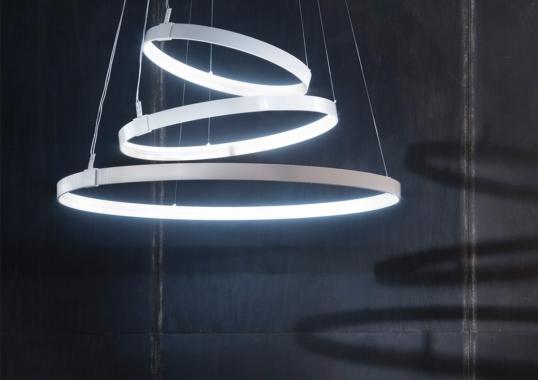Подвесной светильник от фабрики Zava модель RINGS SUSPENSION LAMP