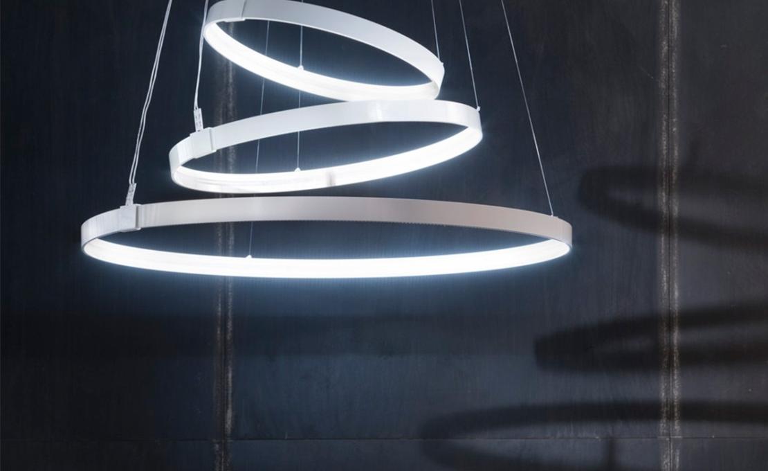Подвесной светильник от фабрики Zava модель RINGS SUSPENSION LAMP