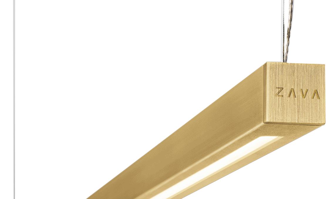 Подвесной светильник от фабрики Zava модель TRATTO LINEAR SUSPENSION LAMP
