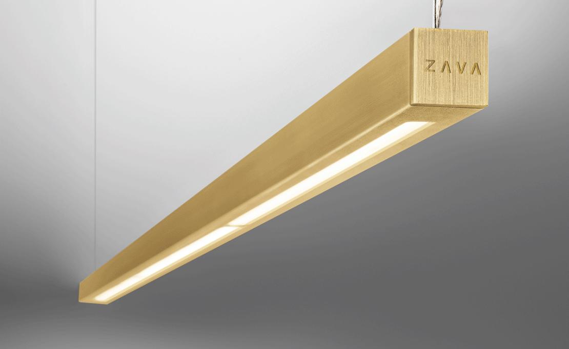 Подвесной светильник от фабрики Zava модель TRATTO LINEAR SUSPENSION LAMP