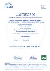 Сертификат подлинности качества Sovet Italia