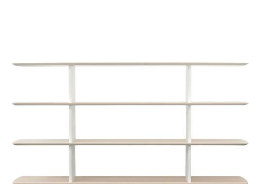 Книжные Шкаф Tecno Spa Shift White and Durmast 4 image 1