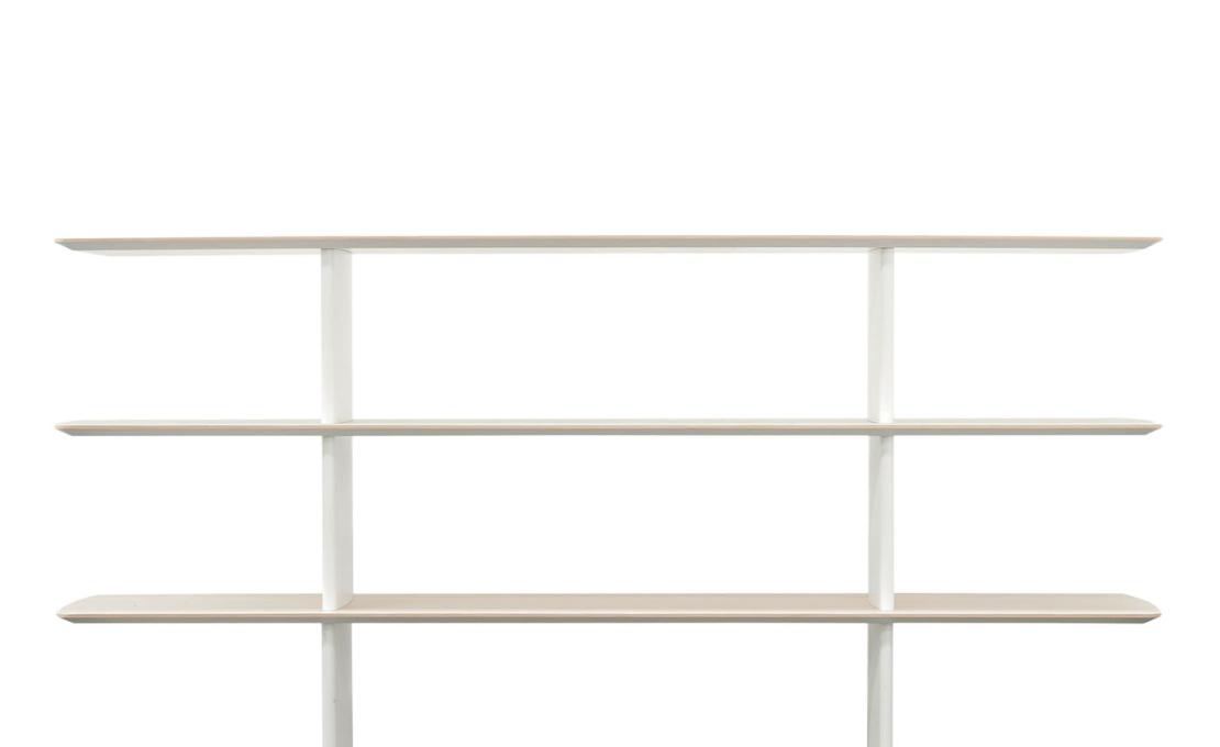 Книжные Шкаф от фабрики Tecno Spa модель Shift White and Durmast 4 