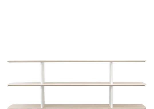 Книжные Шкаф Tecno Spa Shift White and Durmast image 1
