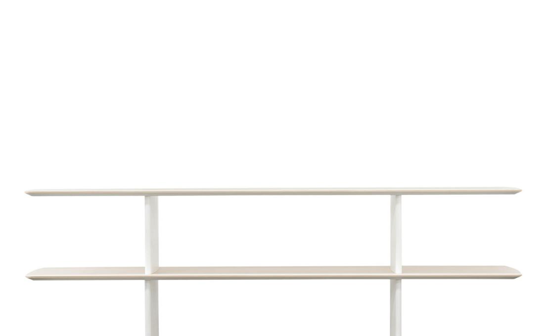 Книжные Шкаф от фабрики Tecno Spa модель Shift White and Durmast 