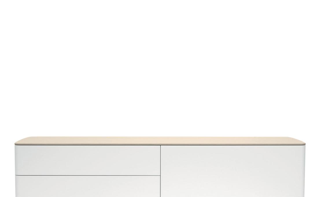 Буфет от фабрики Tecno Spa модель Shift White and Durmast 