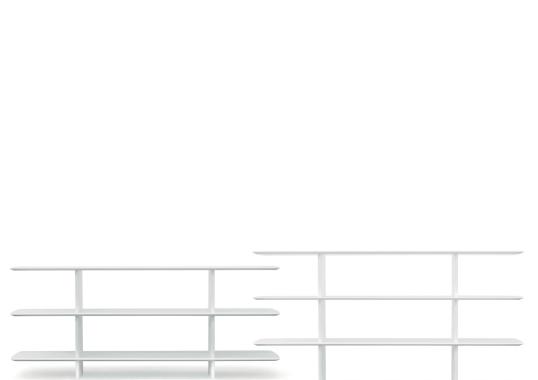Книжные Шкаф от фабрики Tecno Spa модель Shift White 