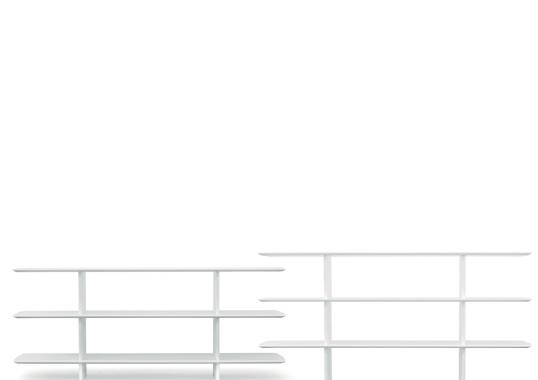 Книжные Шкаф от фабрики Tecno Spa модель Shift White 