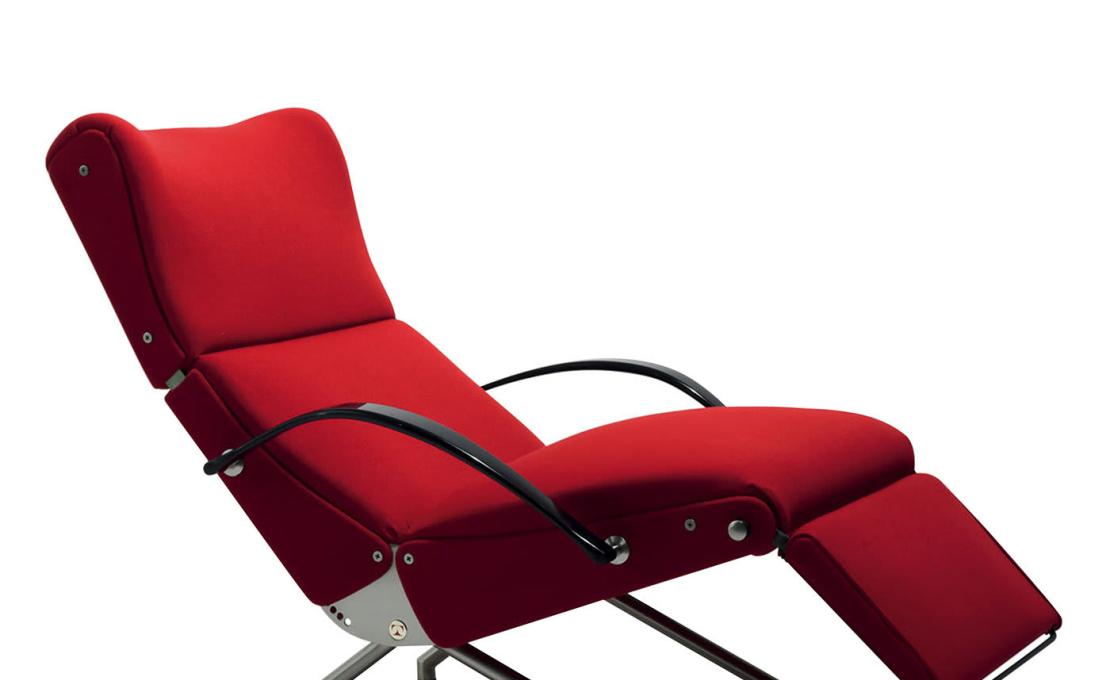 Шезлонги от фабрики Tecno Spa модель P40 Red Lounge